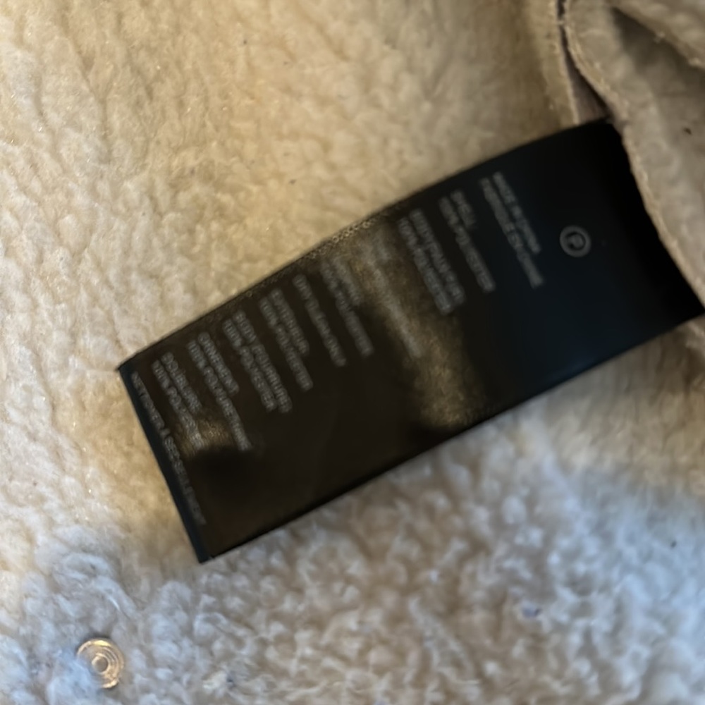 Urban Outfitters Oversized Faux leather Aviator Jacket Coat women size Small - Picture 7 of 10